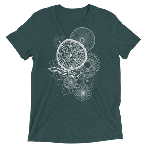 Sacred Geometry Shirt - Lynx - Emerald