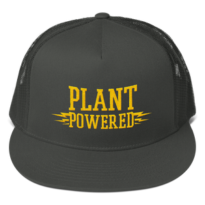 Vegan Trucker Hat - Plant Powered - Charcoal