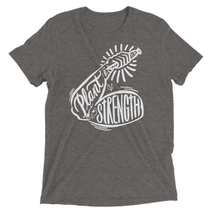 Vegan T-Shirt - Plant Strong - Grey