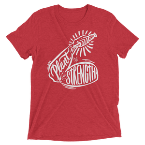 Vegan T-Shirt - Plant Strength - Red