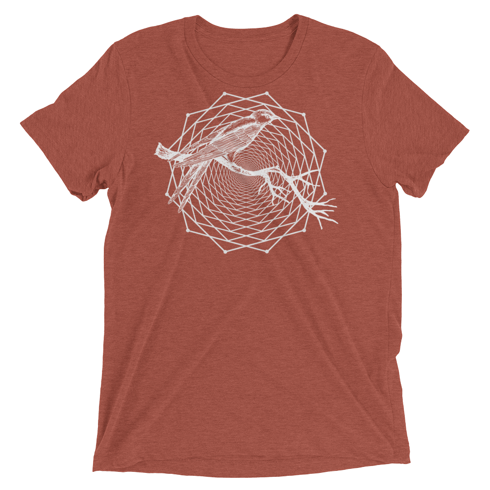 Sacred Geometry Shirt - Dodeca Fractal - Clay