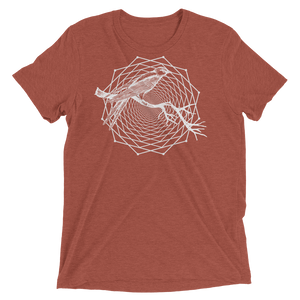 Sacred Geometry Shirt - Dodeca Fractal - Clay