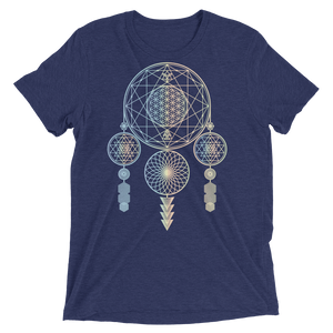 Sacred Geometry Shirt - Dreamcatcher - Navy