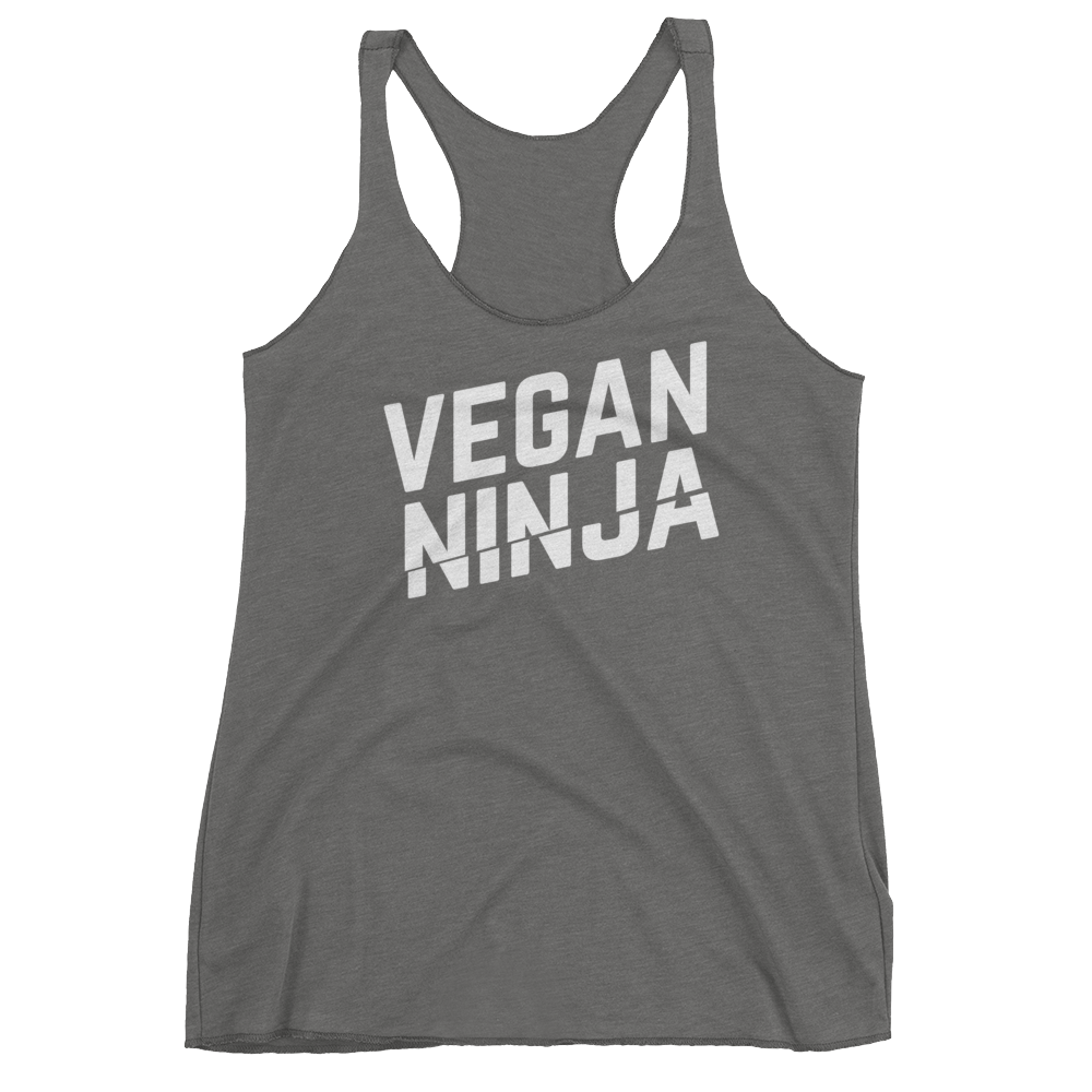 Vegan Tank Top - Vegan Ninja - Premium Heather