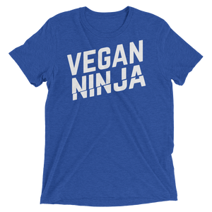 Vegan T-Shirt - Vegan ninja - True Royal