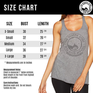 Vegan Tank Top Size Chart